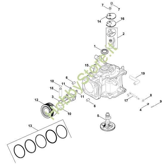 Picture of C - Albero a camme HD775 (HD775-3026)